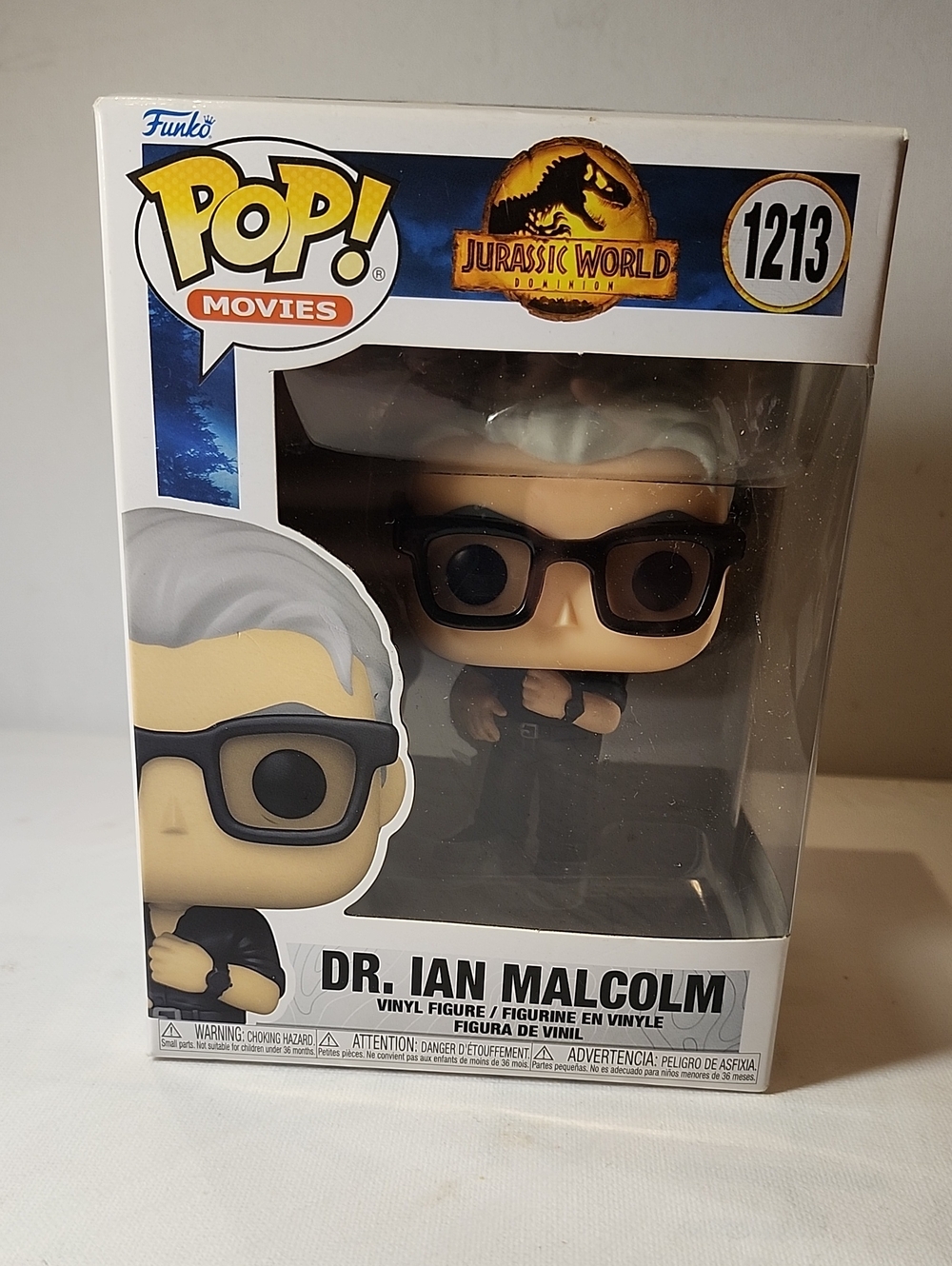 Funko Pop! Movies Dr. Ian Malcolm - Black Outfit with Gray Hair